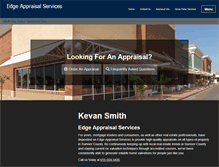 Tablet Screenshot of edgeappraisalservices.com